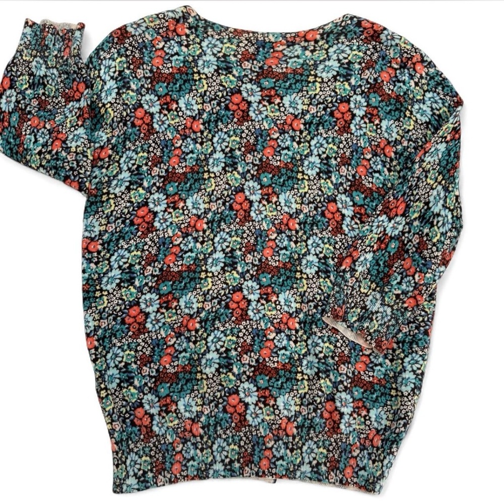 Lord & Taylor 100% Cotton Ditsy Floral Cardigan Large
3/4 Sleeve Cottagecore - Picture 3 of 8
